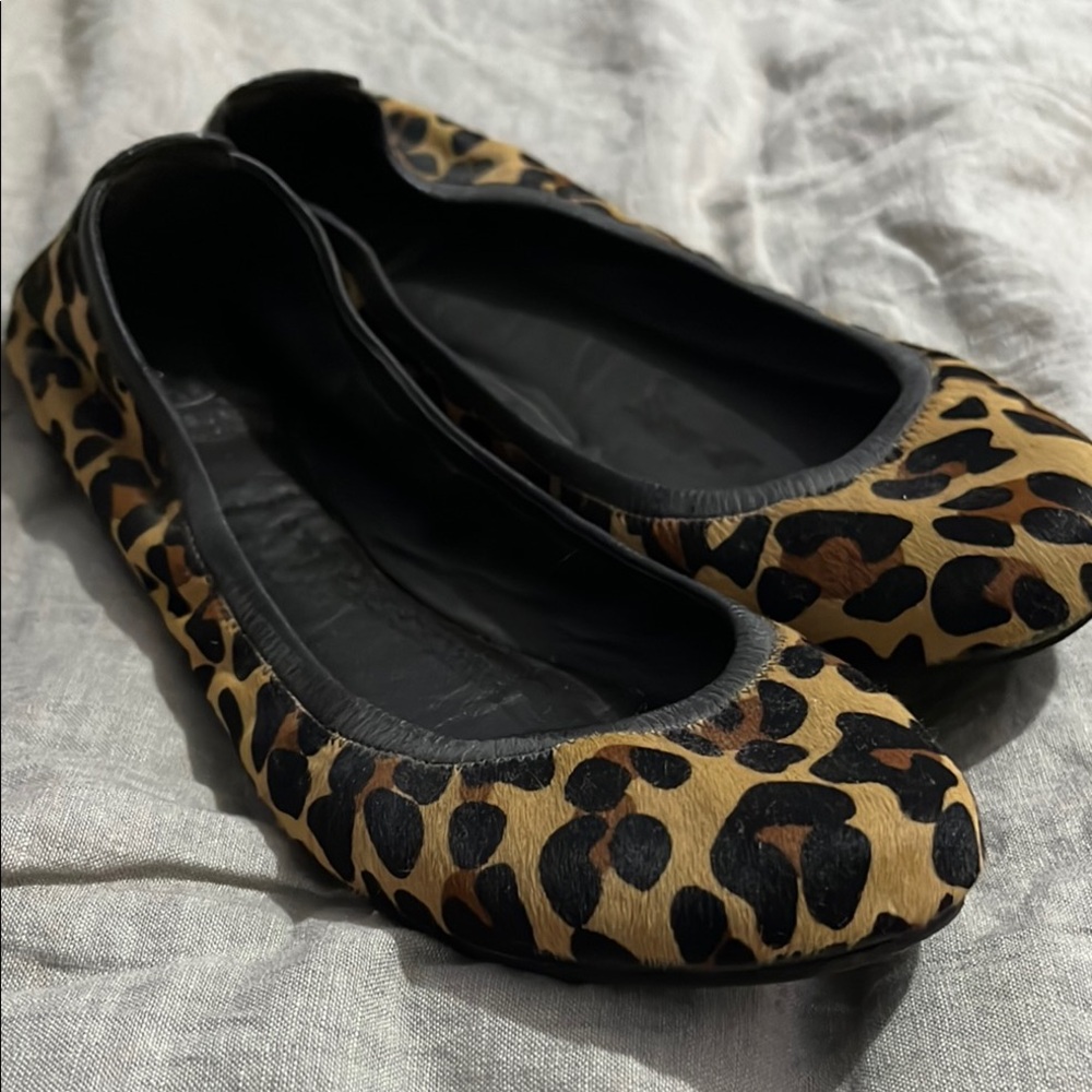 Leopard Print Women's Ballet Flats